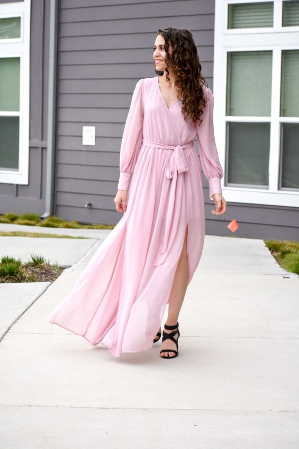 Roaring Like A Lion Mauve Maxi Dress Online Hot Sale