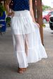 Holy Spirit White Maxi Skirt Online Sale