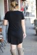 Bring Me Back Black T-Shirt Dress Online Sale