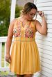 Build My Life Marigold Dress For Discount