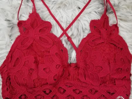 Say I Am Laced Bralette - Red Fashion