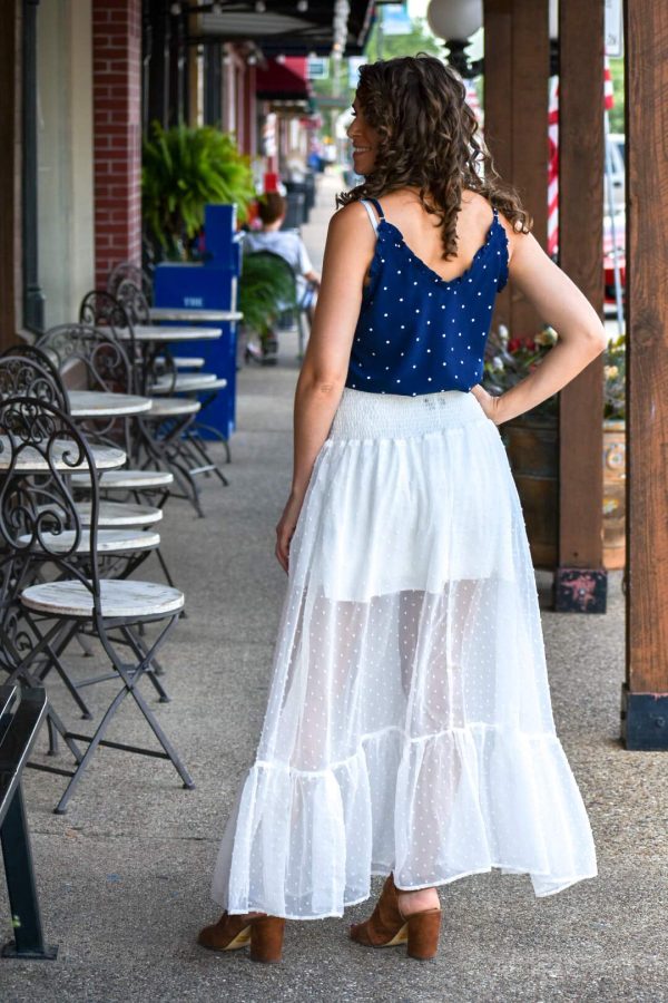 Holy Spirit White Maxi Skirt Online Sale