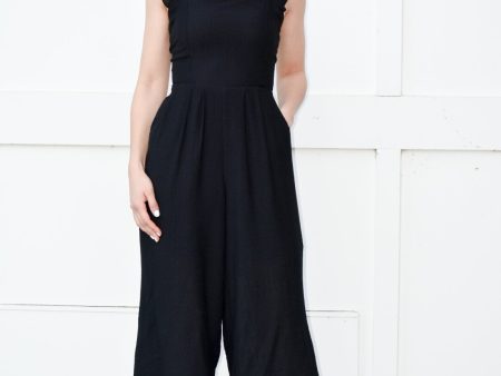 Take Me On Black Jumpsuit For Discount