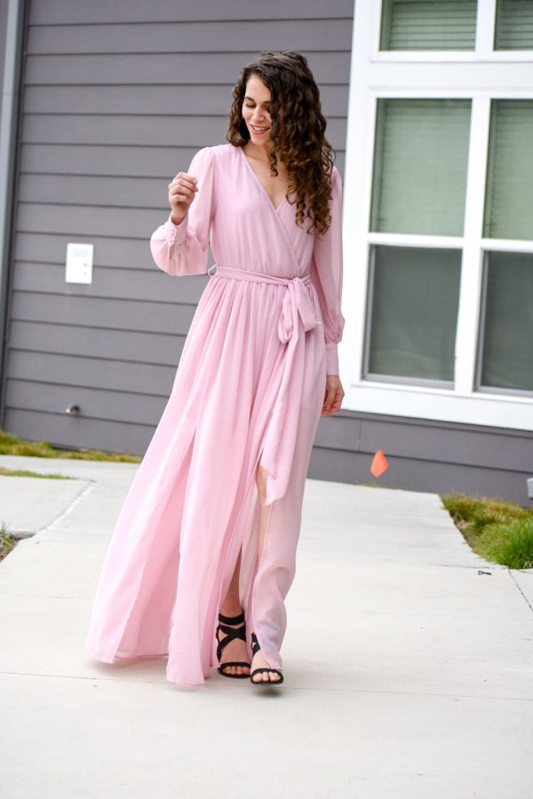 Roaring Like A Lion Mauve Maxi Dress Online Hot Sale