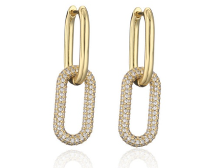 Double Ring Buckle Earrings on Sale