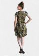 Defender Camouflage Print Dress Cheap