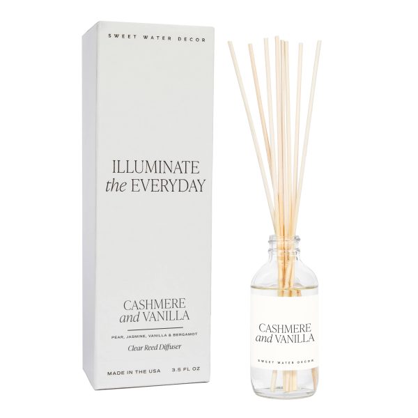 Cashmere and Vanilla Clear Reed Diffuser Fashion