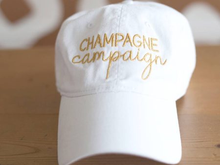 Champagne Campaign Baseball Cap Hot on Sale