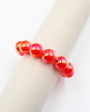 Red Statement Beaded Bracelet Sale