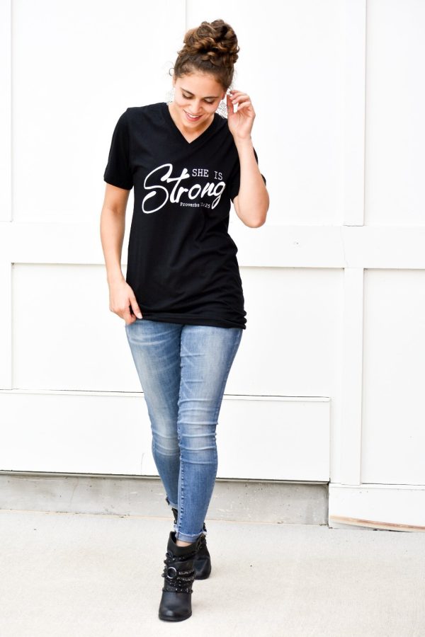 She Is Strong Tee For Sale