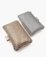 Lined Square Stone Sparkling Evening Bag For Sale