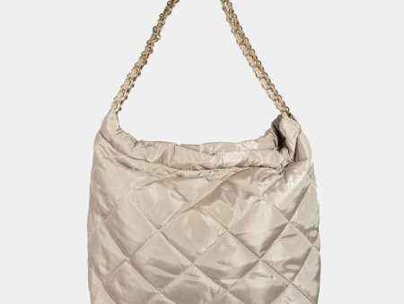 The Barcelona Chain Quilted Tote Bag For Discount