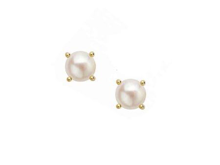 Shine Bright Mini Pearl Stud Earrings For Discount