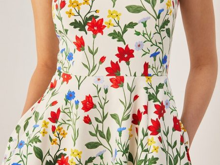 Botanica Fleur Sweetheart Midi Dress Online Sale