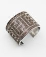 Modern Pattern Rhinestone Cuff Bracelet Online Sale