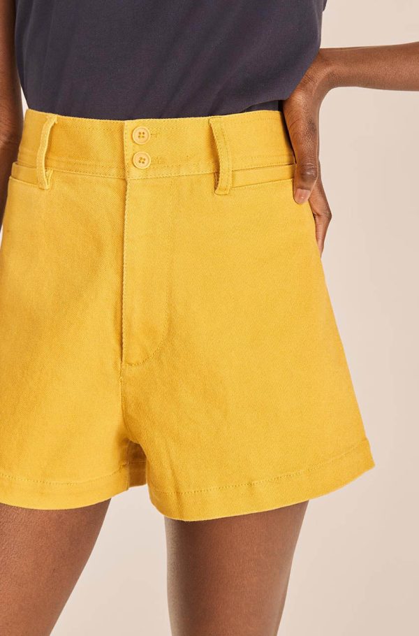 Solid Twill Short on Sale