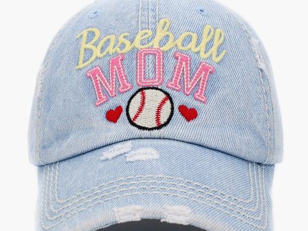 Baseball Mom Vintage Ball Cap Discount