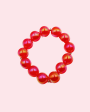 Red Statement Beaded Bracelet Sale