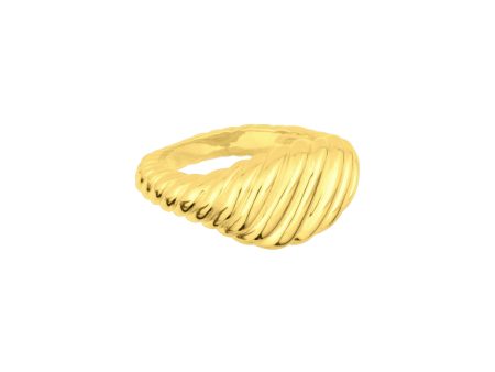 Stella Signet Gold Ring on Sale