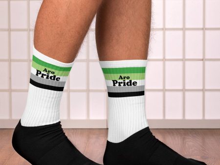 Aro Aromantic Pride Flag Socks Online