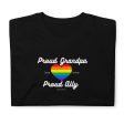 Proud Grandpa Ally Pride Short-Sleeve Unisex T-Shirt Online