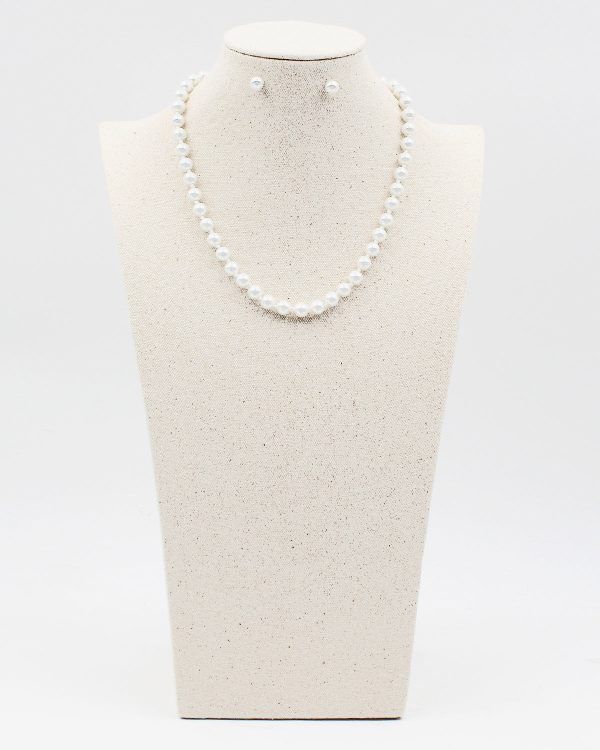 24 L Classic Strand with Matching Stud Earrings Online