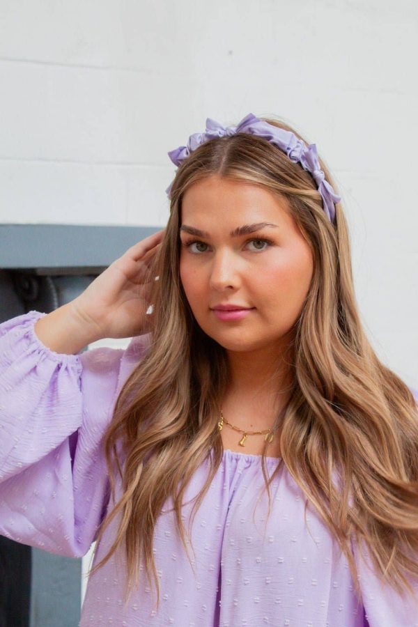 Lavender Dreams Bow Headband Online