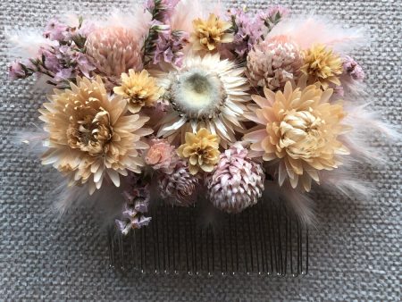 Dried Floral Hair Comb Online now