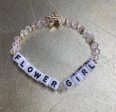 Flower Girl Crystal Beaded Bracelet on Sale