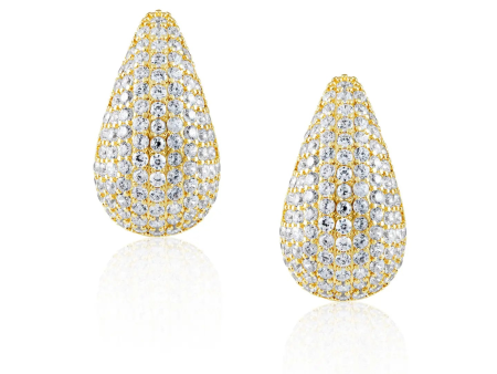 Celine Mini CZ Raindrop Earrings Discount