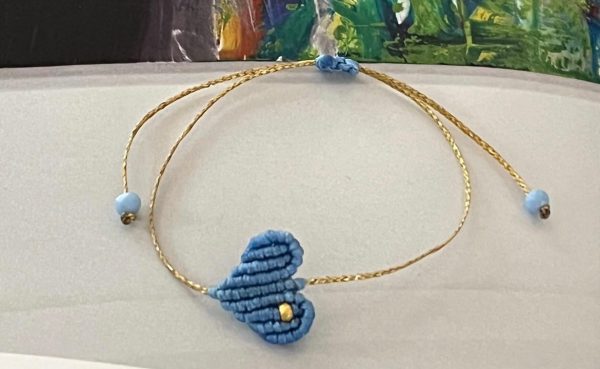 The Macrame Heart Bracelet (Summer Blue Edition) Fashion