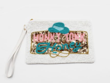 Honky Tonk Honey  Beaded Pouch Cheap