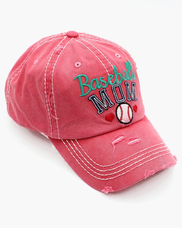 Baseball Mom Vintage Ball Cap Discount