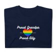 Proud Grandpa Ally Pride Short-Sleeve Unisex T-Shirt Online