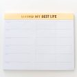 Living My Best Life Weekly Planner Notepad Online now