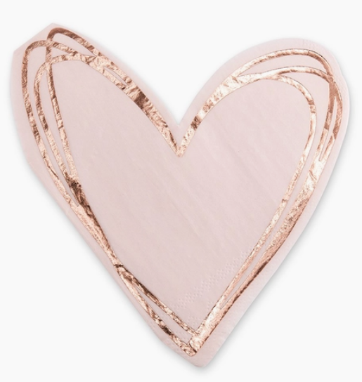 Heart Paper Party Napkins Online Sale