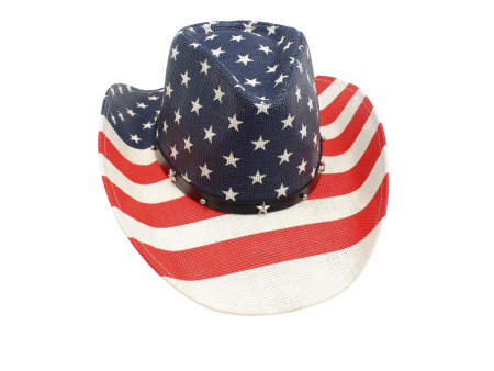 American Flag Cowboy Hat with Stars Hot on Sale