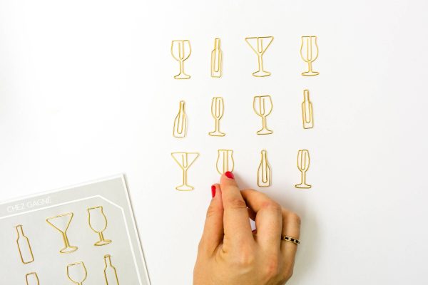 Cocktail Paper Clips Set of 6 Online Hot Sale