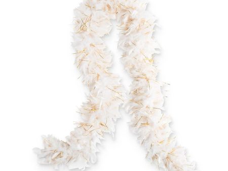 Bride Sparkly Bachelorette Feather Boa Hot on Sale