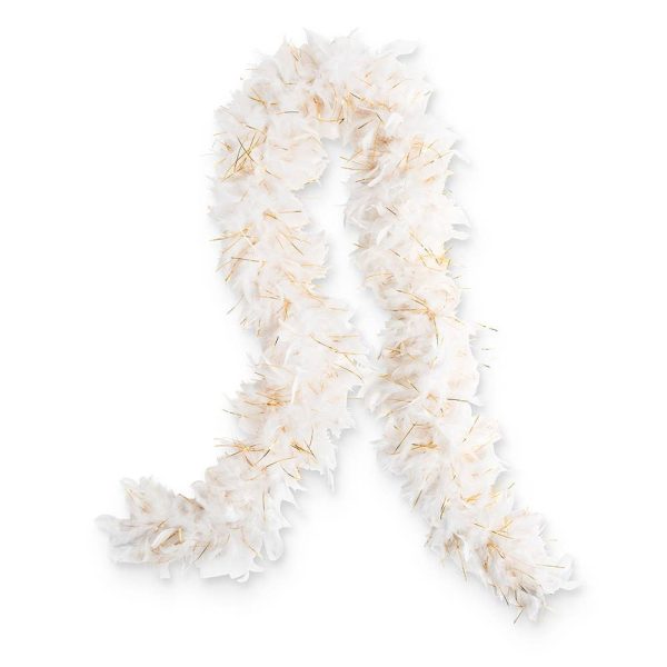 Bride Sparkly Bachelorette Feather Boa Hot on Sale