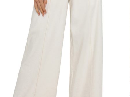 Wide Leg Trouser with Elastic Back For Sale