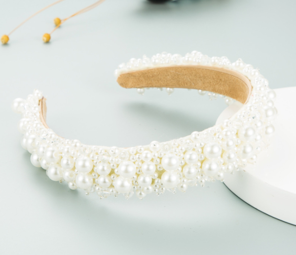 The Bride-To-Be Pearl Headband For Cheap