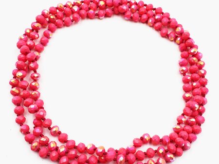 60  Knotted Faceted Crystal Beads For Cheap