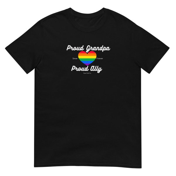 Proud Grandpa Ally Pride Short-Sleeve Unisex T-Shirt Online