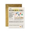 Retirement Times Greeting Card Discount