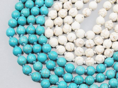 60  Turquoise Beaded Necklace Set Online Sale