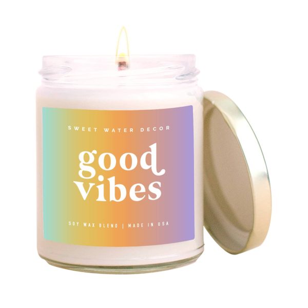 Good Vibes Soy Candle Hot on Sale