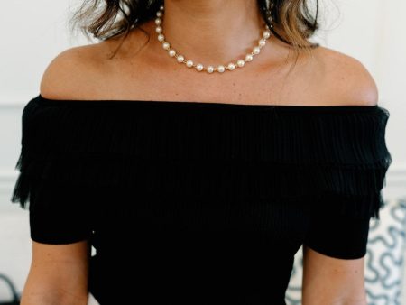 Modern Pearls Jackie Necklace on Sale