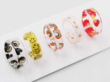 5PC Assorted Fashion Ring Set Sale