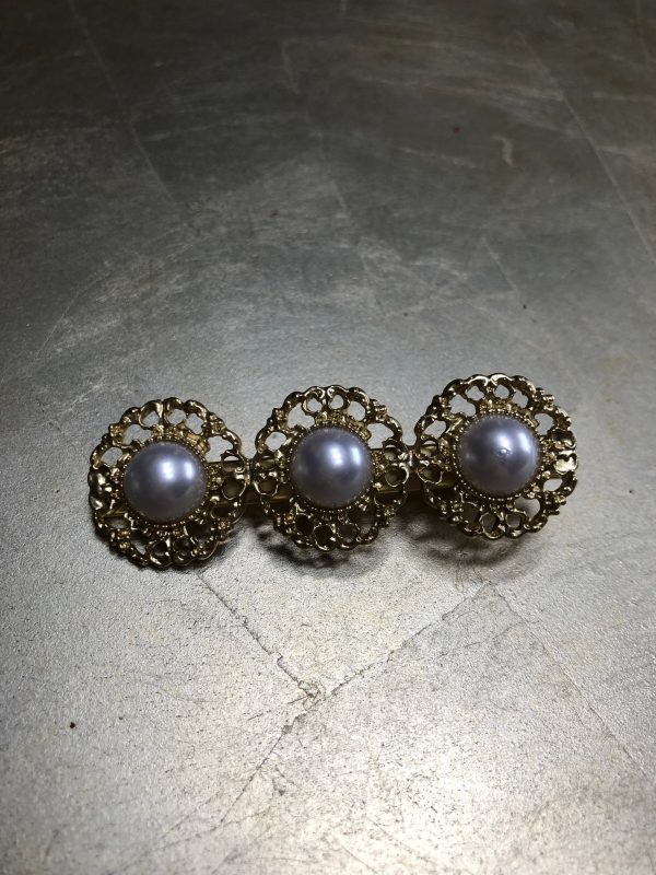 Gold Pearl Clip Sale